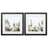 Paragon Pine Hill S/2 Green 18 X 18 X 2 Wall Art