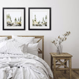 Paragon Pine Hill S/2 Green 18 X 18 X 2 Wall Art