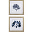 Paragon Indigo Coral B S/2 Blue 19 X 19 X 1 Wall Art