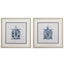 Paragon Indigo Turtles S/2 Blue 17 X 17 X 1 Wall Art