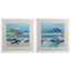 Paragon Sunny Beach Time S/2 Blue 17 X 17 X 2 Wall Art