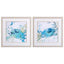 Paragon Jeweled Crustacean S/2 Teal 17 X 17 X 1 Wall Art