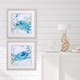 Paragon Jeweled Crustacean S/2 Teal 17 X 17 X 1 Wall Art