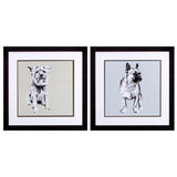 Paragon Modern Dog A S/2 Green 18 X 18 X 2 Wall Art