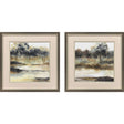 Paragon Silent Waters S/2 Blue 17 X 17 X 1 Wall Art