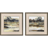 Paragon Silent Waters S/2 Blue 17 X 17 X 1 Wall Art