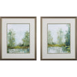Paragon Jade Forest S/2 Green 20 X 17 X 1 Wall Art