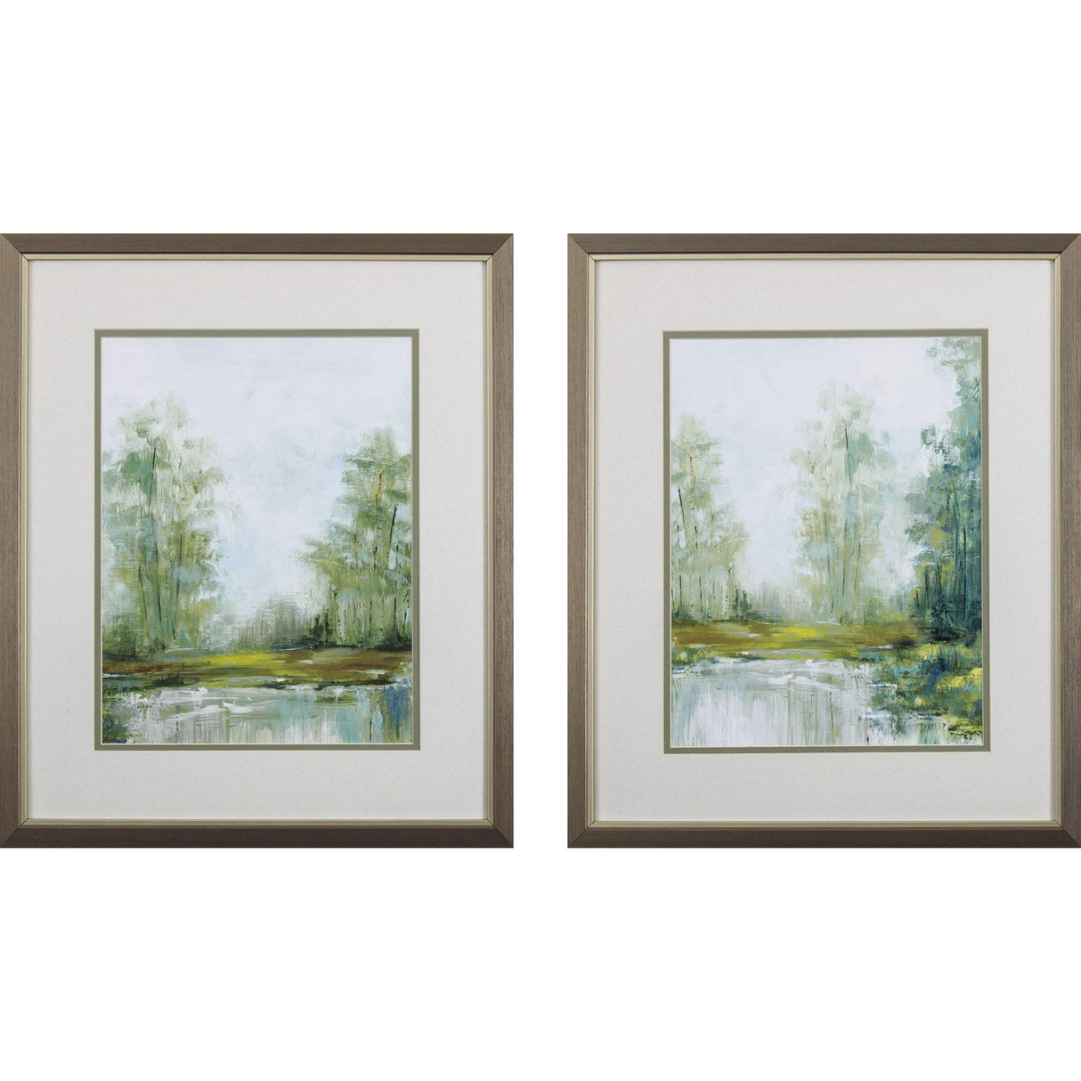 Paragon Jade Forest S/2 Green 20 X 17 X 1 Wall Art