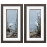 Paragon Island Egret S/2 Blue 27 X 15 X 2 Wall Art