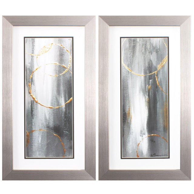 Paragon Gray Matter S/2 Gray 26 X 14 X 2 Wall Art