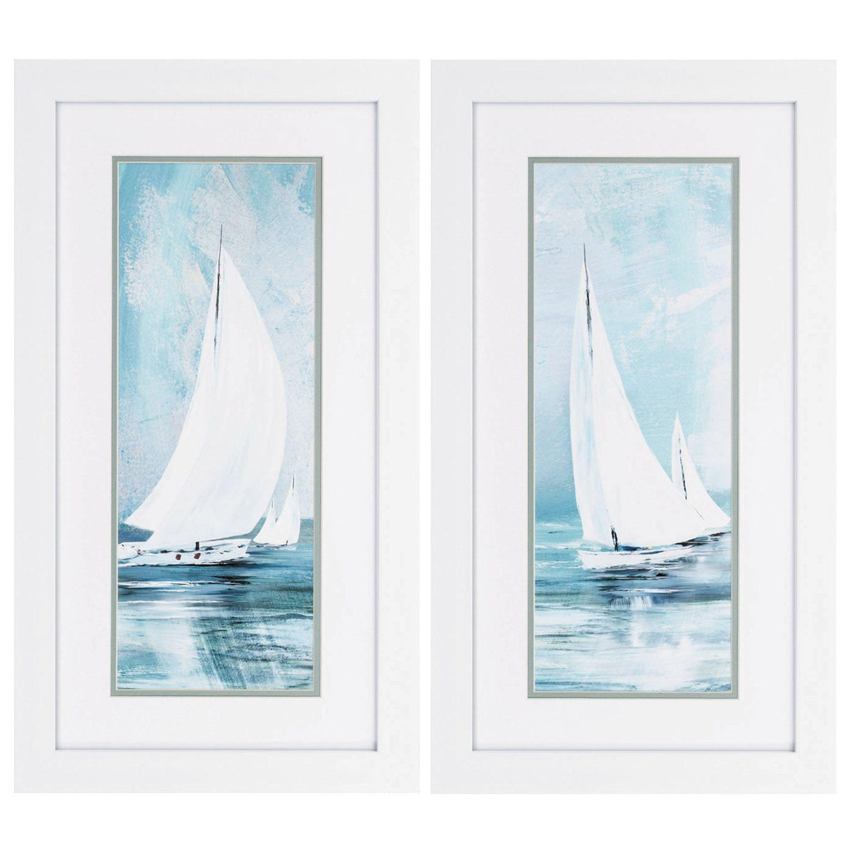 Paragon Breezy Sail S/2 Teal 27 X 15 X 2 Wall Art