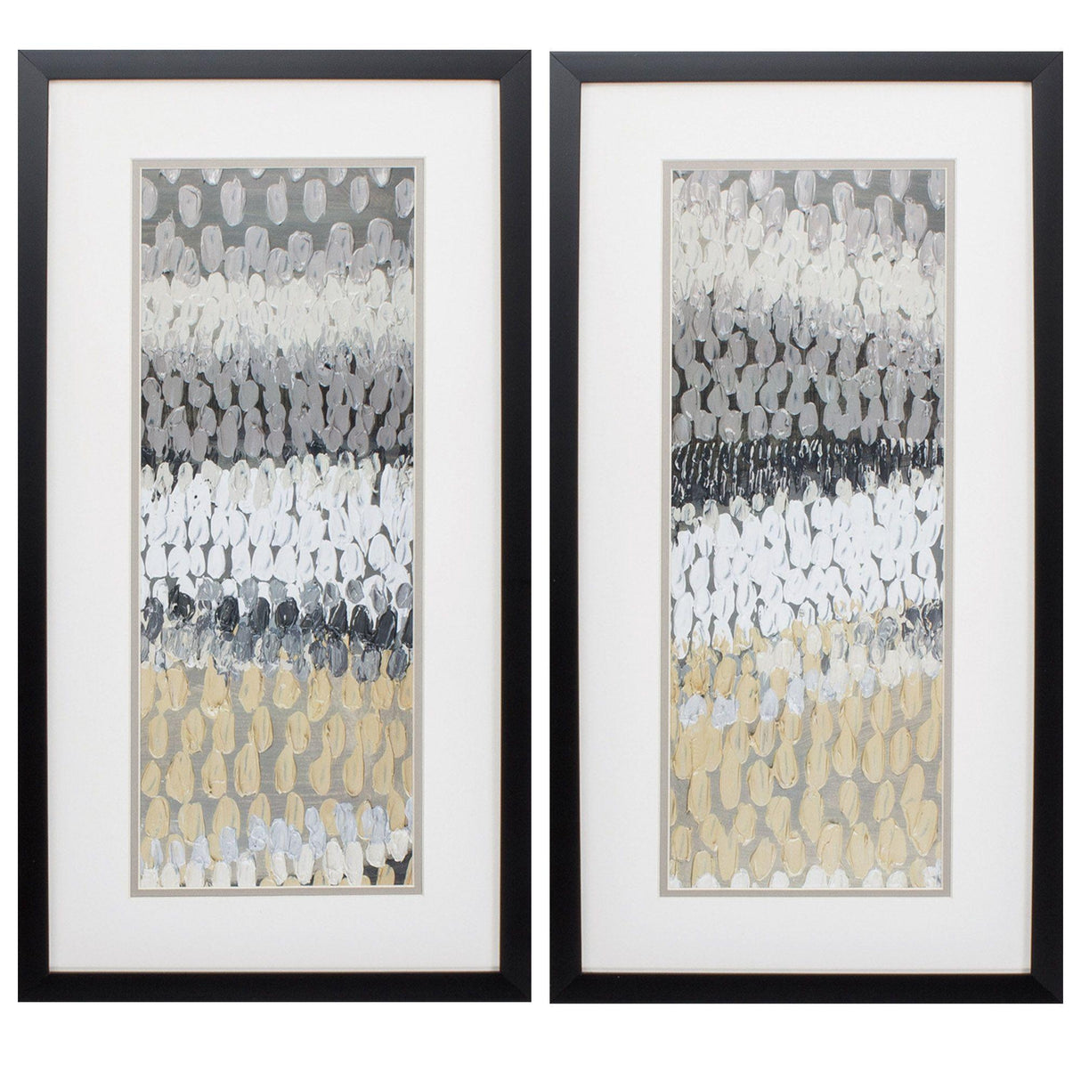 Paragon Raindrops S/2 Neutral 25 X 13 X 2 Wall Art