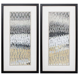 Paragon Raindrops S/2 Neutral 25 X 13 X 2 Wall Art