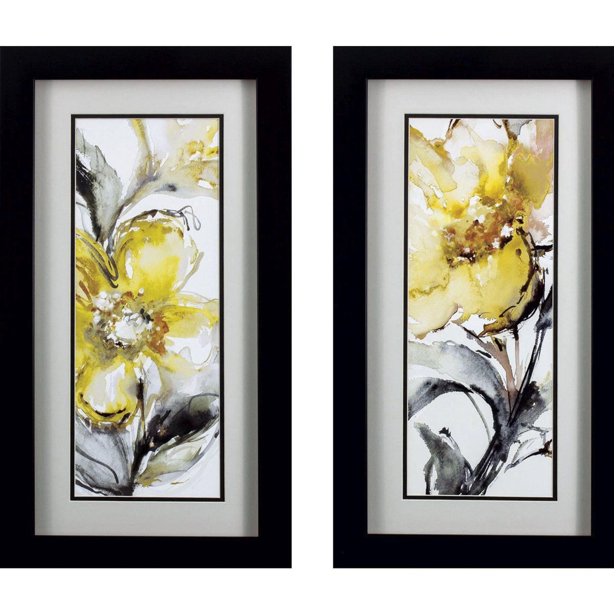 Paragon Golden Flower S/2 Yellow 26 X 14 X 2 Wall Art