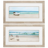 Paragon Tides View S/2 Blue 15 X 27 X 1 Wall Art