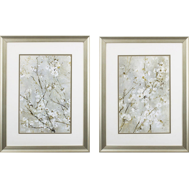 Paragon Blossoms S/2 Neutral 27 X 21 X 1 Wall Art