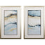 Paragon Blue Crystalline S/2 Blue 32 X 20 X 1 Wall Art