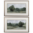 Paragon Green Landscape S/2 Green 19 X 31 X 1 Wall Art