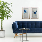 Paragon Blue Heron S/2 Blue 32 X 20 X 1 Wall Art