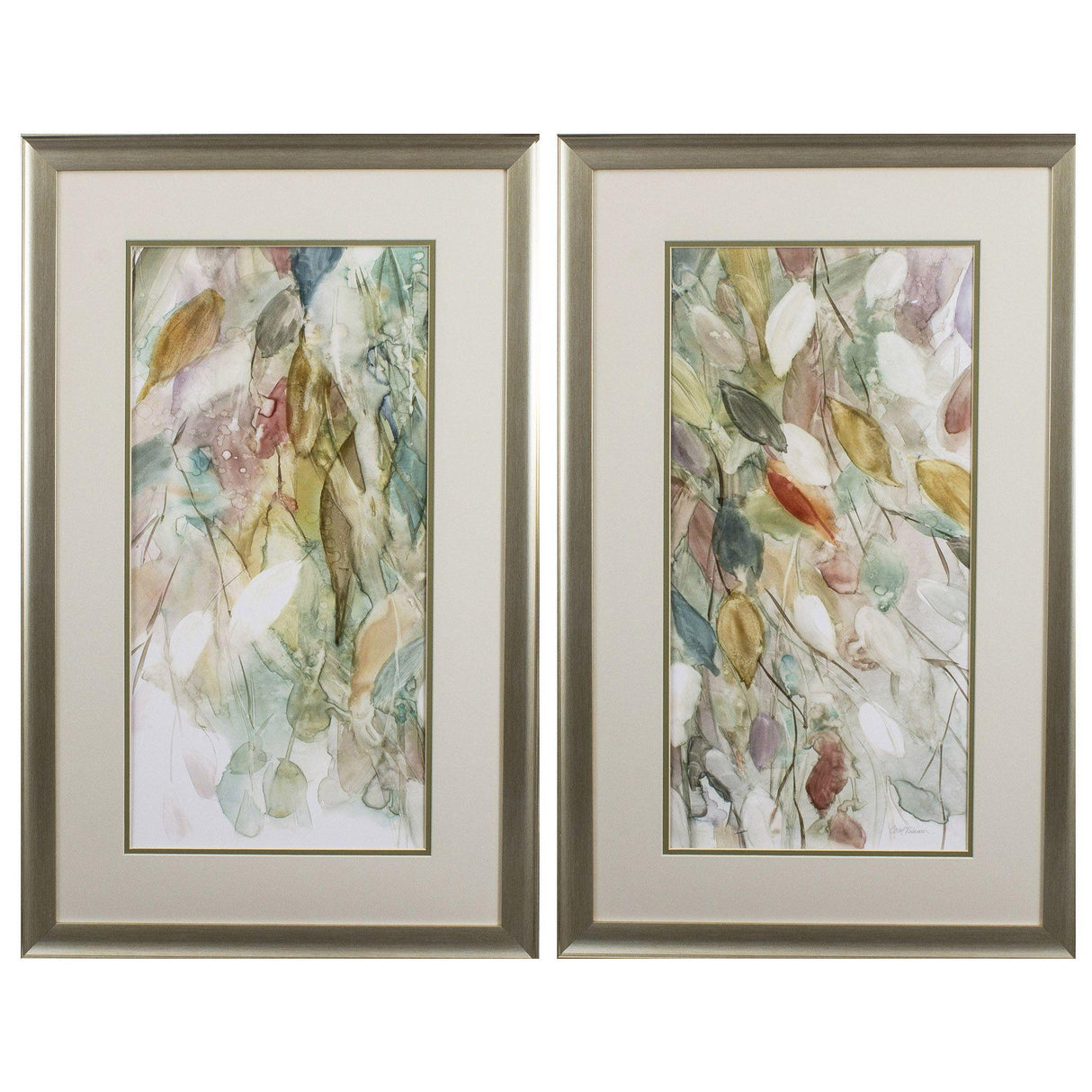 Paragon Rainy Cascade S/2 Blue 33 X 21 X 1 Wall Art