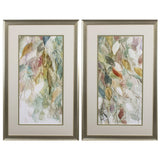 Paragon Rainy Cascade S/2 Blue 33 X 21 X 1 Wall Art