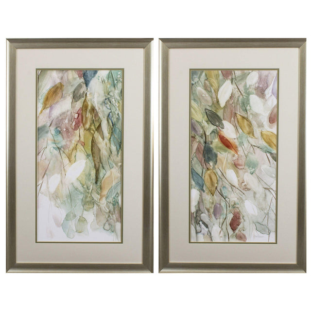 Paragon Rainy Cascade S/2 Blue 33 X 21 X 1 Wall Art
