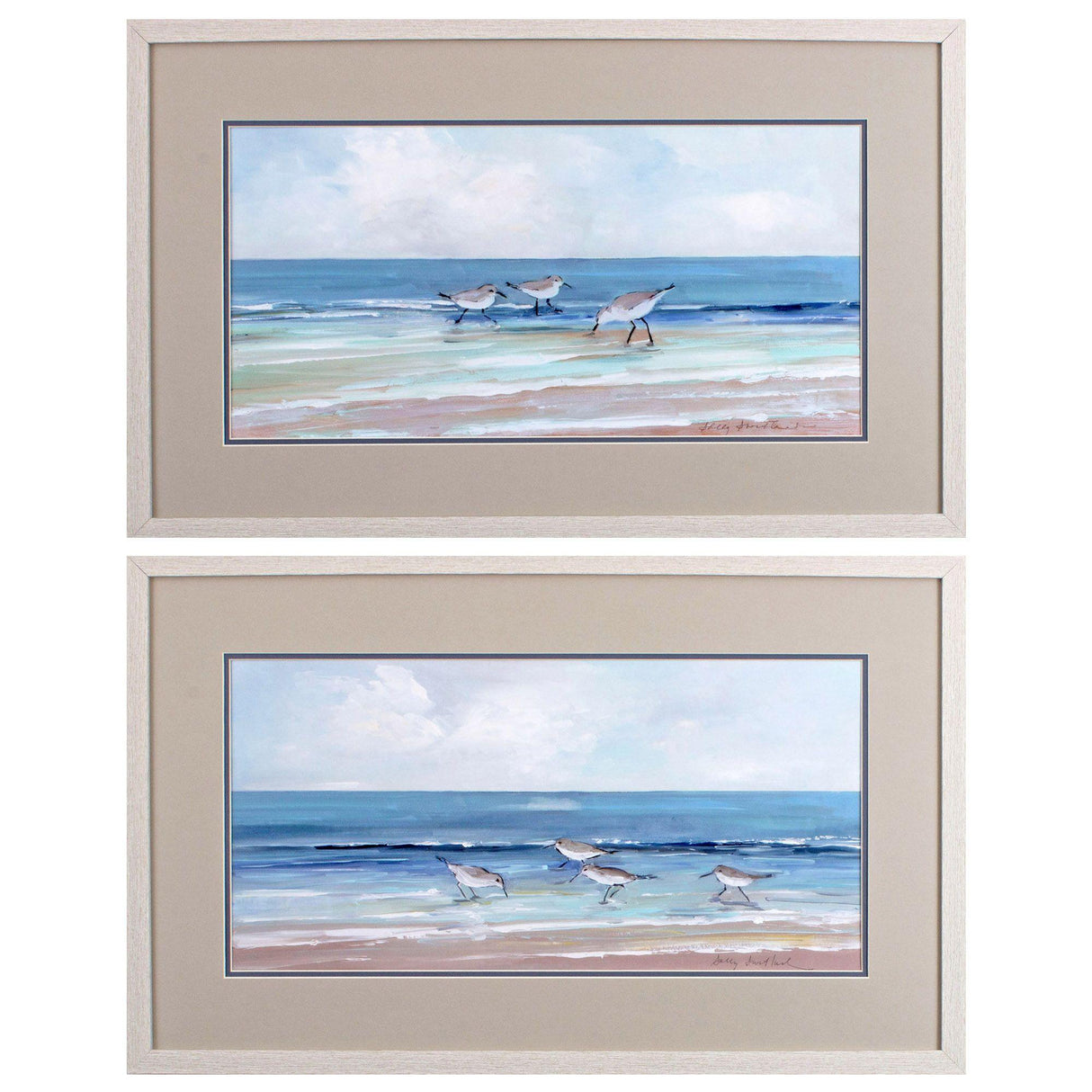 Paragon Shore Searching S/2 Blue 19 X 31 X 1 Wall Art