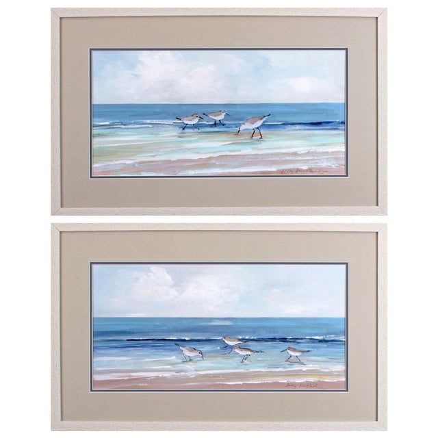Paragon Shore Searching S/2 Blue 19 X 31 X 1 Wall Art