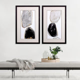 Paragon Stones S/2 Gray 32 X 20 X 2 Wall Art