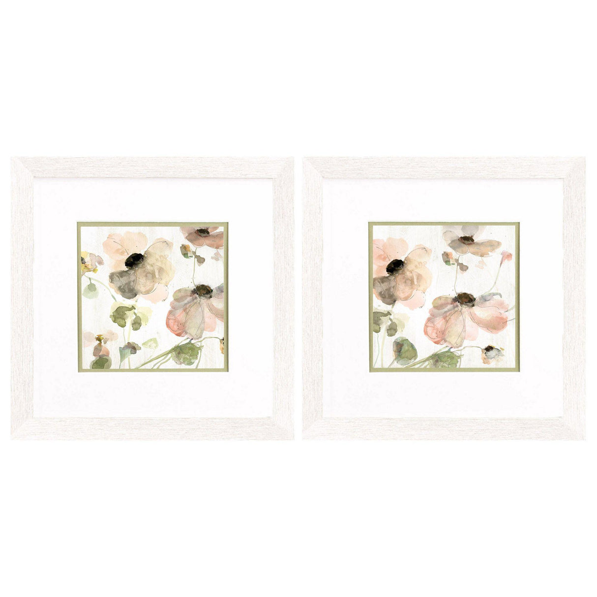 Paragon Soft Spring Pop S/2 Pink 11 X 11 X 1 Wall Art