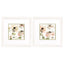 Paragon Soft Spring Pop S/2 Pink 11 X 11 X 1 Wall Art