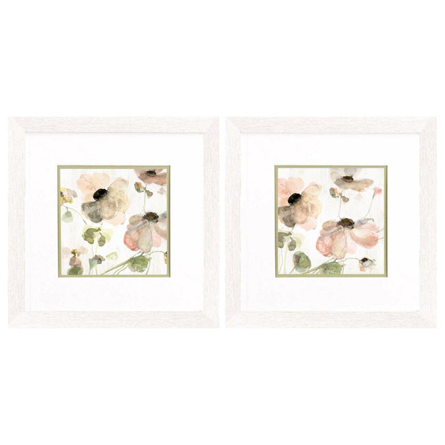 Paragon Soft Spring Pop S/2 Pink 11 X 11 X 1 Wall Art
