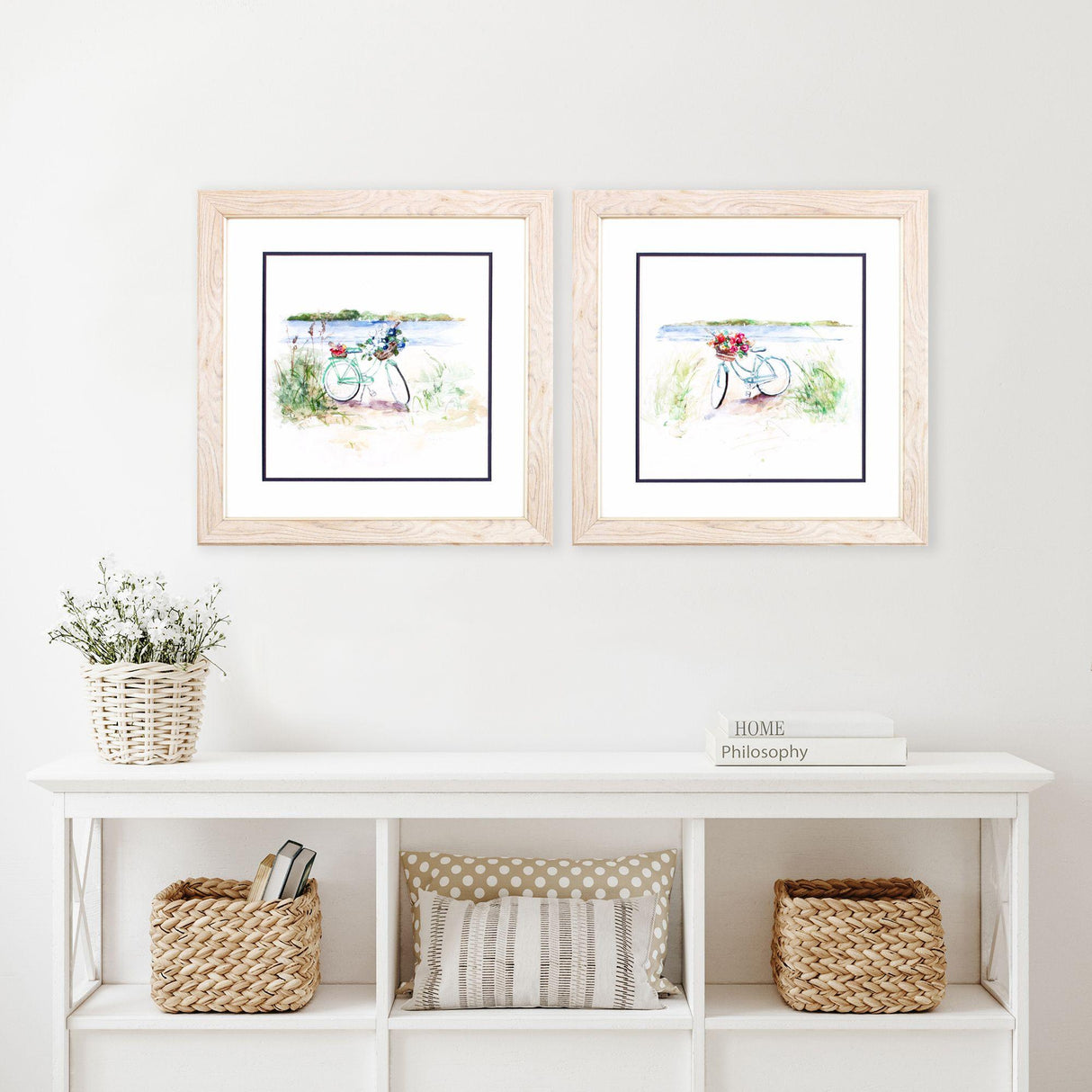 Paragon Summer Ride S/2 Blue 19 X 19 X 1 Wall Art