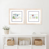 Paragon Summer Ride S/2 Blue 19 X 19 X 1 Wall Art