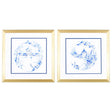 Paragon Blue Garden Impress A S/2 Blue 18 X 18 X 2 Wall Art
