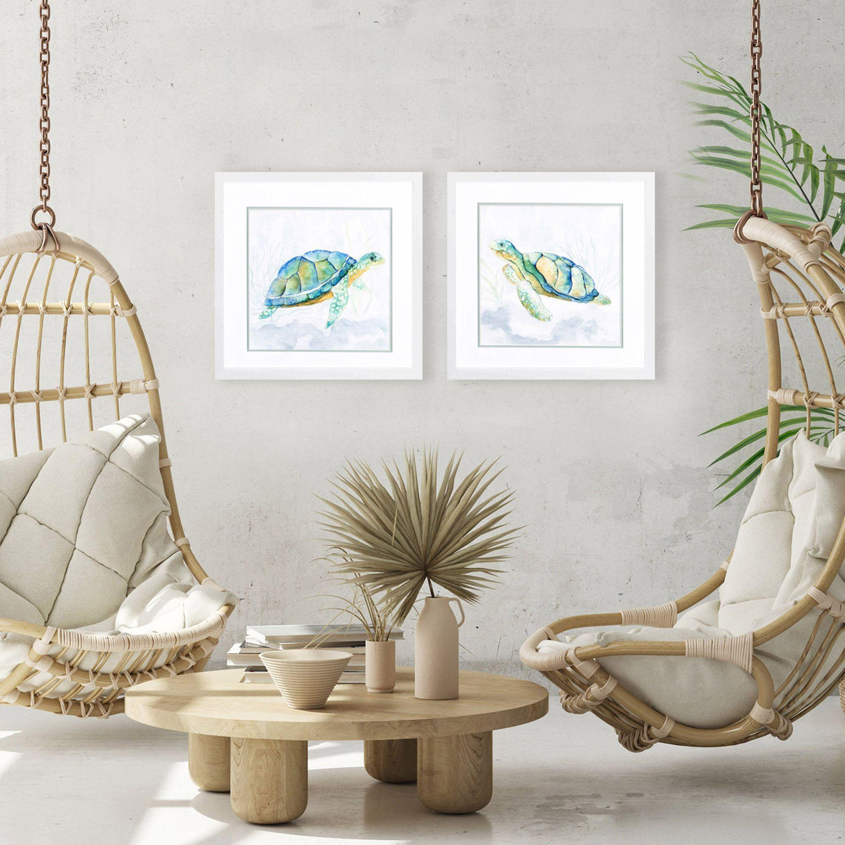 Paragon Riding the Current S/2 Blue 17 X 17 X 2 Wall Art