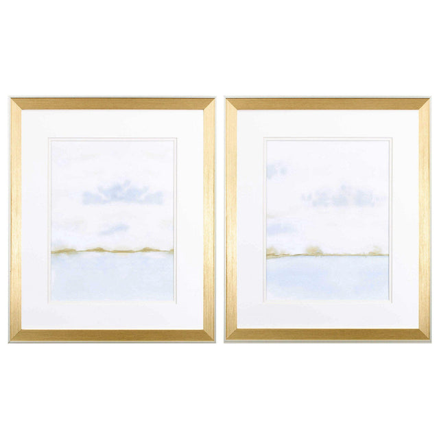 Paragon Placid Waters S/2 Blue 21 X 18 X 2 Wall Art