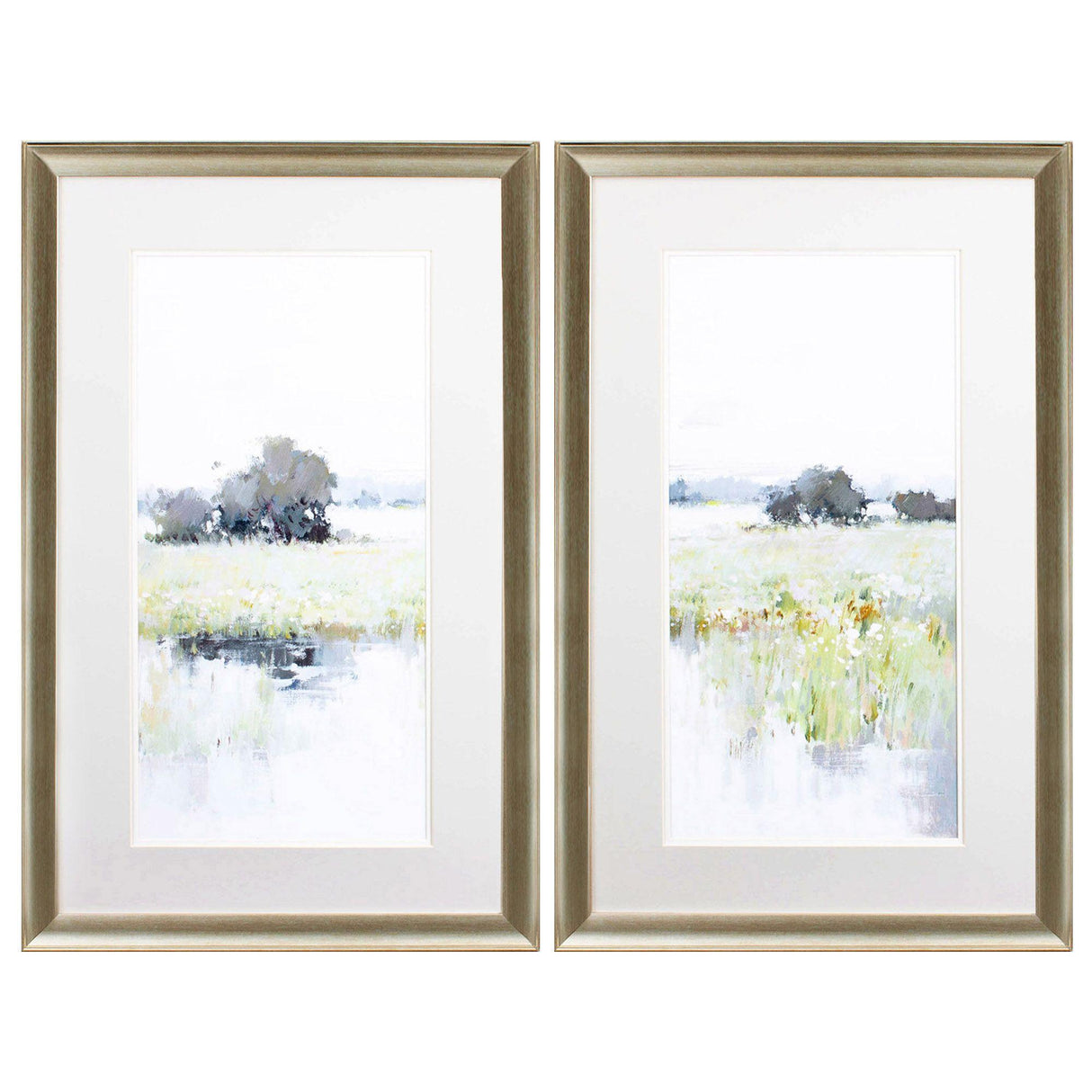 Paragon Early in the Day S/2 Green 33 X 21 X 1 Wall Art