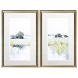 Paragon Early in the Day S/2 Green 33 X 21 X 1 Wall Art