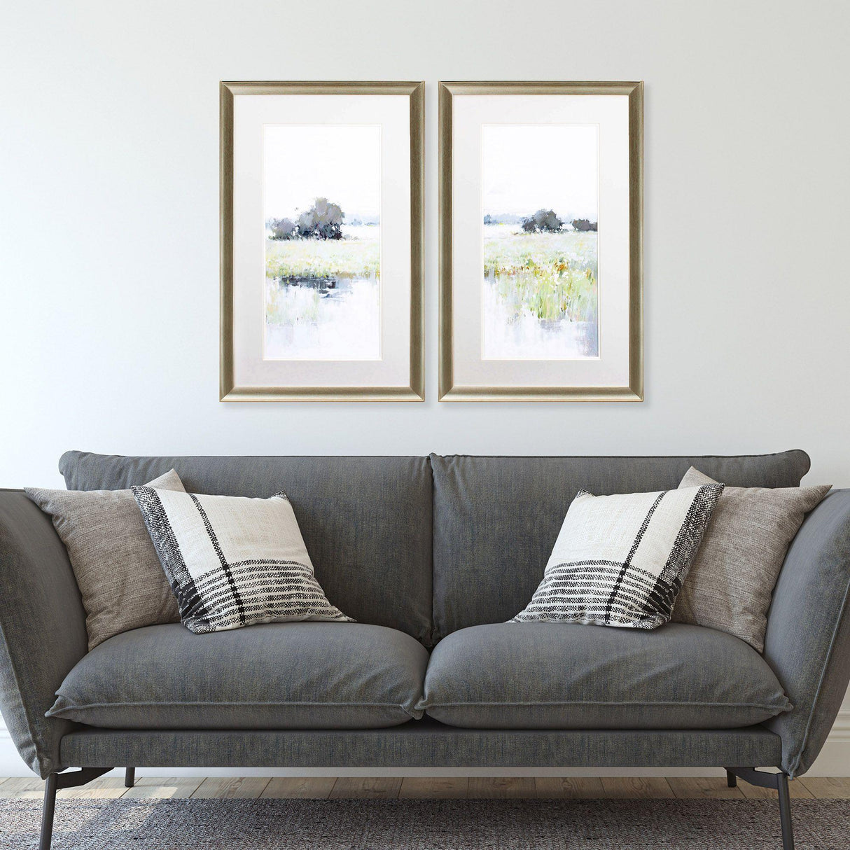 Paragon Early in the Day S/2 Green 33 X 21 X 1 Wall Art