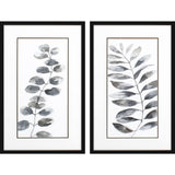 Paragon Nature Leaf S/2 Black 32 X 20 X 2 Wall Art