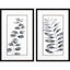 Paragon Nature Leaf S/2 Black 32 X 20 X 2 Wall Art