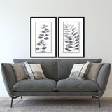 Paragon Nature Leaf S/2 Black 32 X 20 X 2 Wall Art