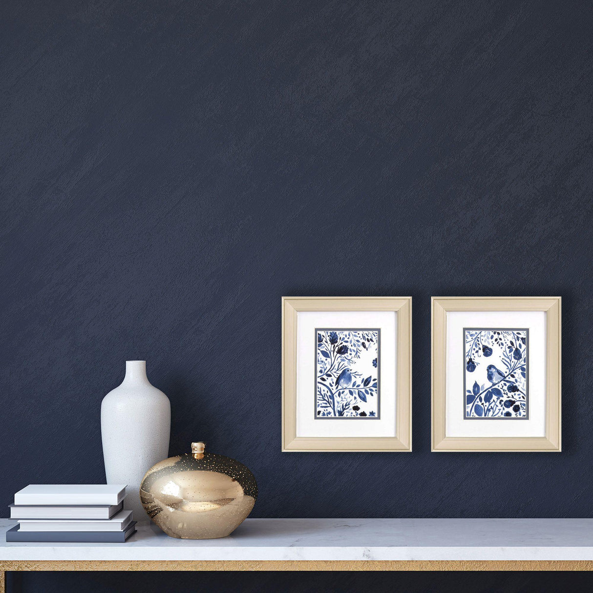 Paragon Indigo Song S/2 Blue 12 X 10 X 1 Wall Art