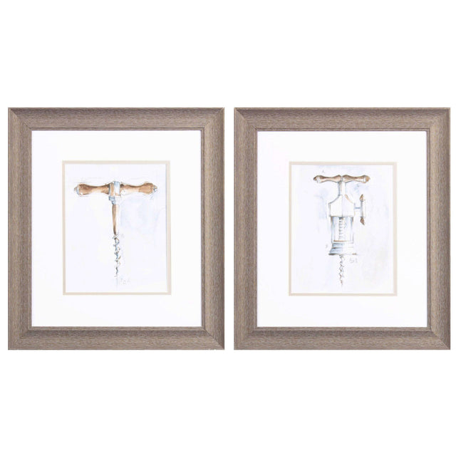 Paragon Corkscrew Variety B S/2 Brown 18 X 16 X 1 Wall Art