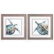 Paragon Neutral Sea Turtle S/2 Blue 19 X 19 X 1 Wall Art