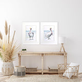 Paragon Pelican on the Shore S/2 Gray 25 X 19 X 2 Wall Art