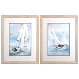Paragon Sail Wind S/2 Blue 27 X 21 X 1 Wall Art