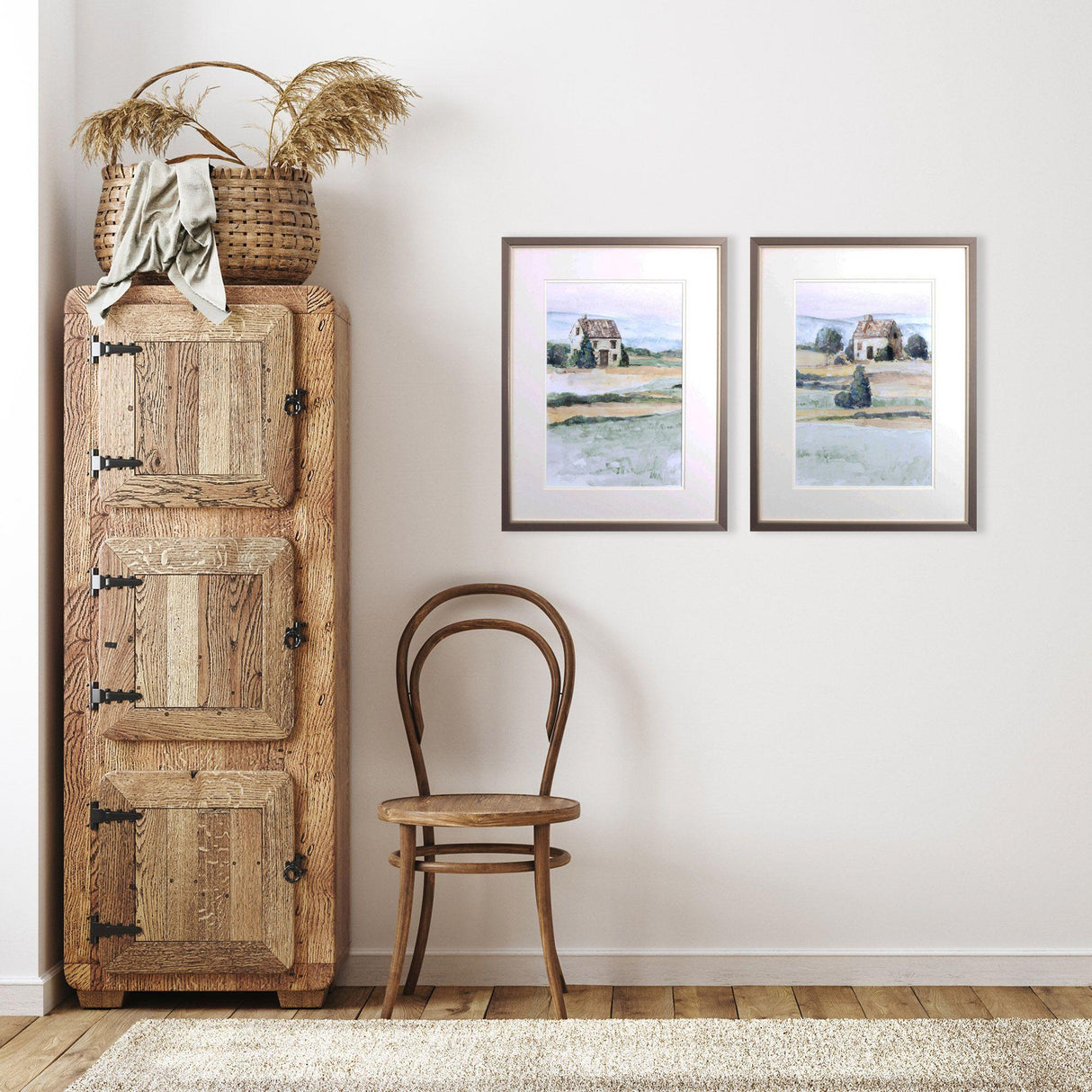 Paragon On the Countryside S/2 Green 25 X 19 X 1 Wall Art
