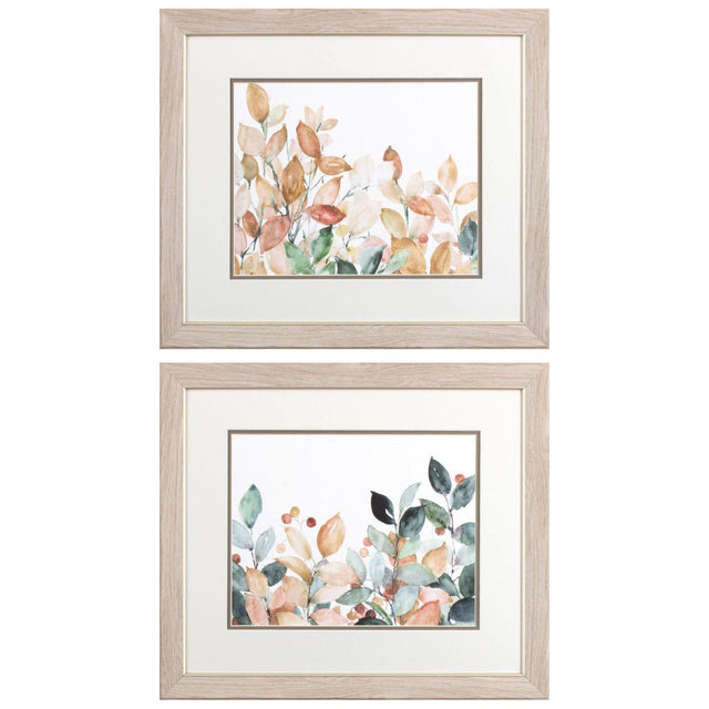 Paragon Autumn Leaves S/2 Green 19 X 22 X 1 Wall Art